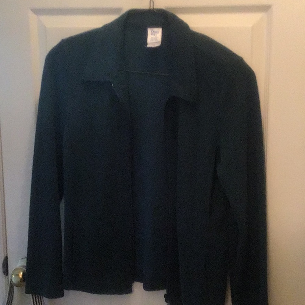 Casual zip sweater jacket